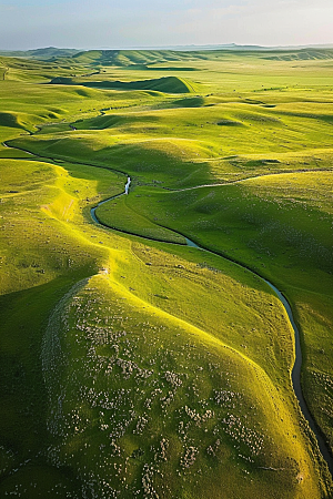 草原牧场自然内蒙古摄影图