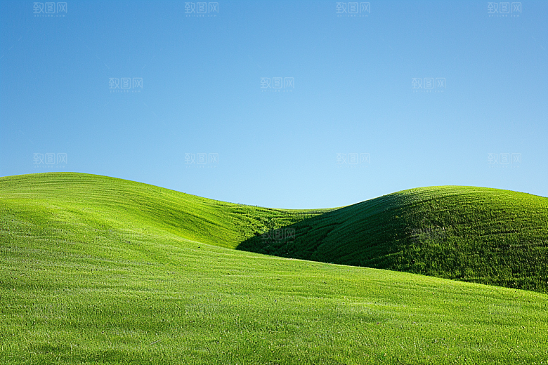 草地草场自然摄影图