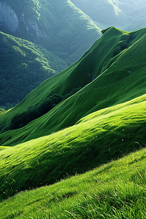 草地绿色高清摄影图