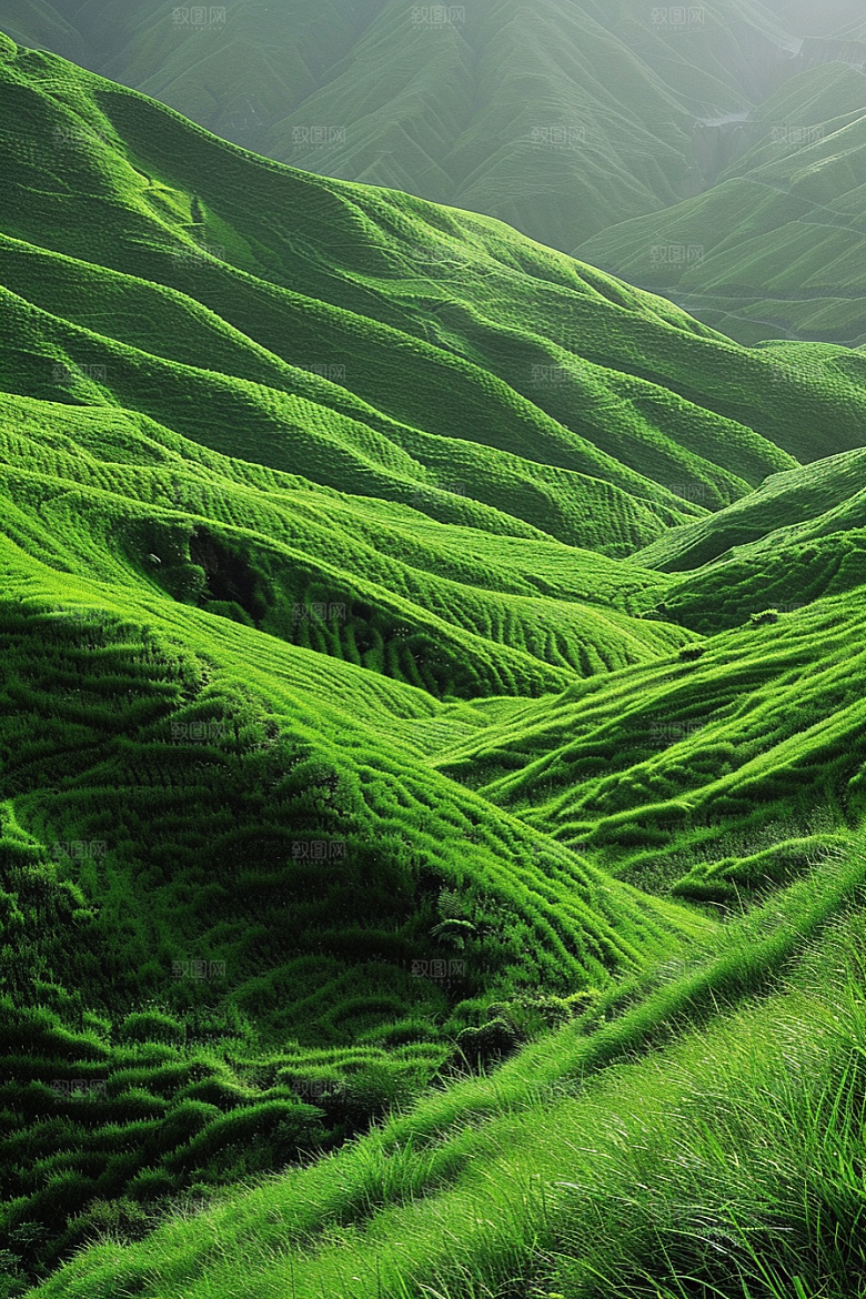 草地风景风光摄影图