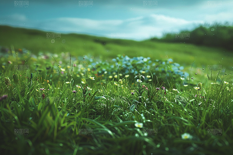 草地草场风光摄影图