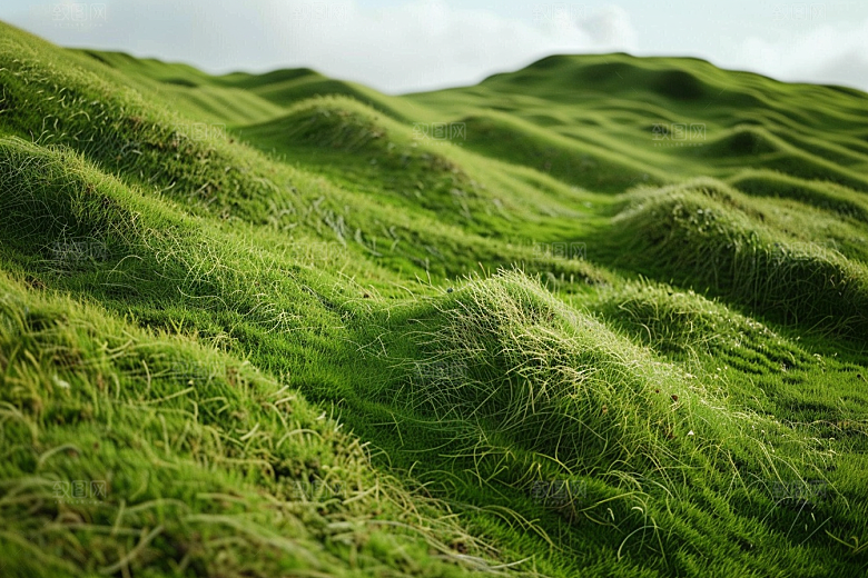 草地山野七月摄影图