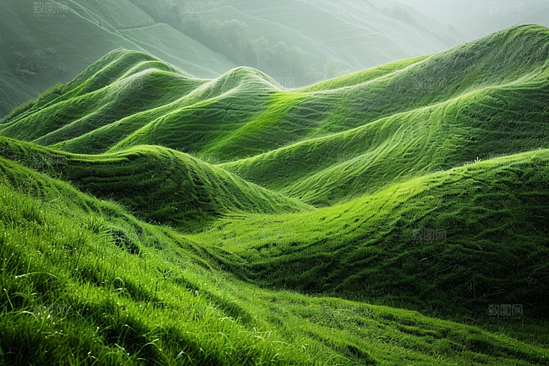 草地风景自然摄影图