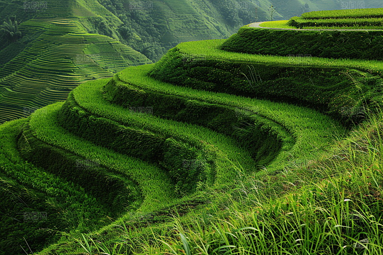 草地自然七月摄影图