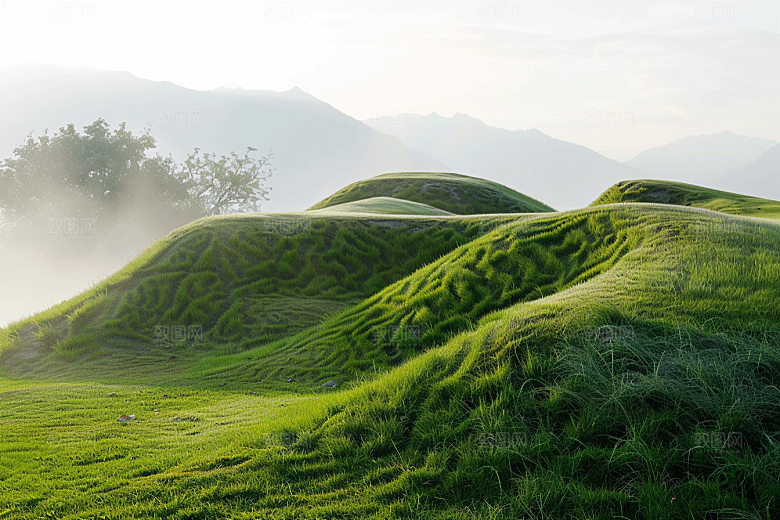草地山野草原摄影图
