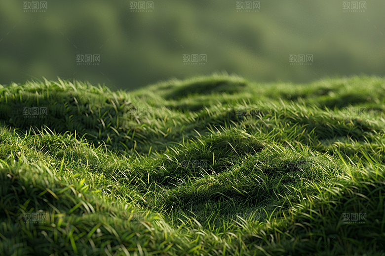 草地七月清新摄影图