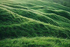 草地山野绿色摄影图
