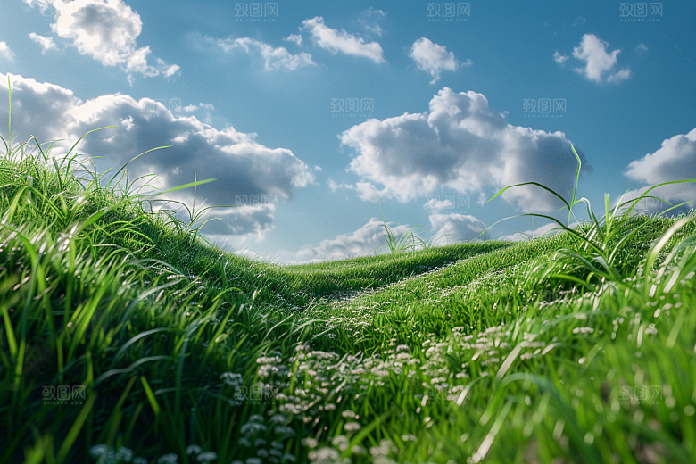 草地草原风光摄影图