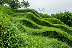 草地山野绿色摄影图