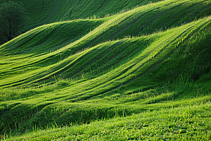 草地风景原野摄影图