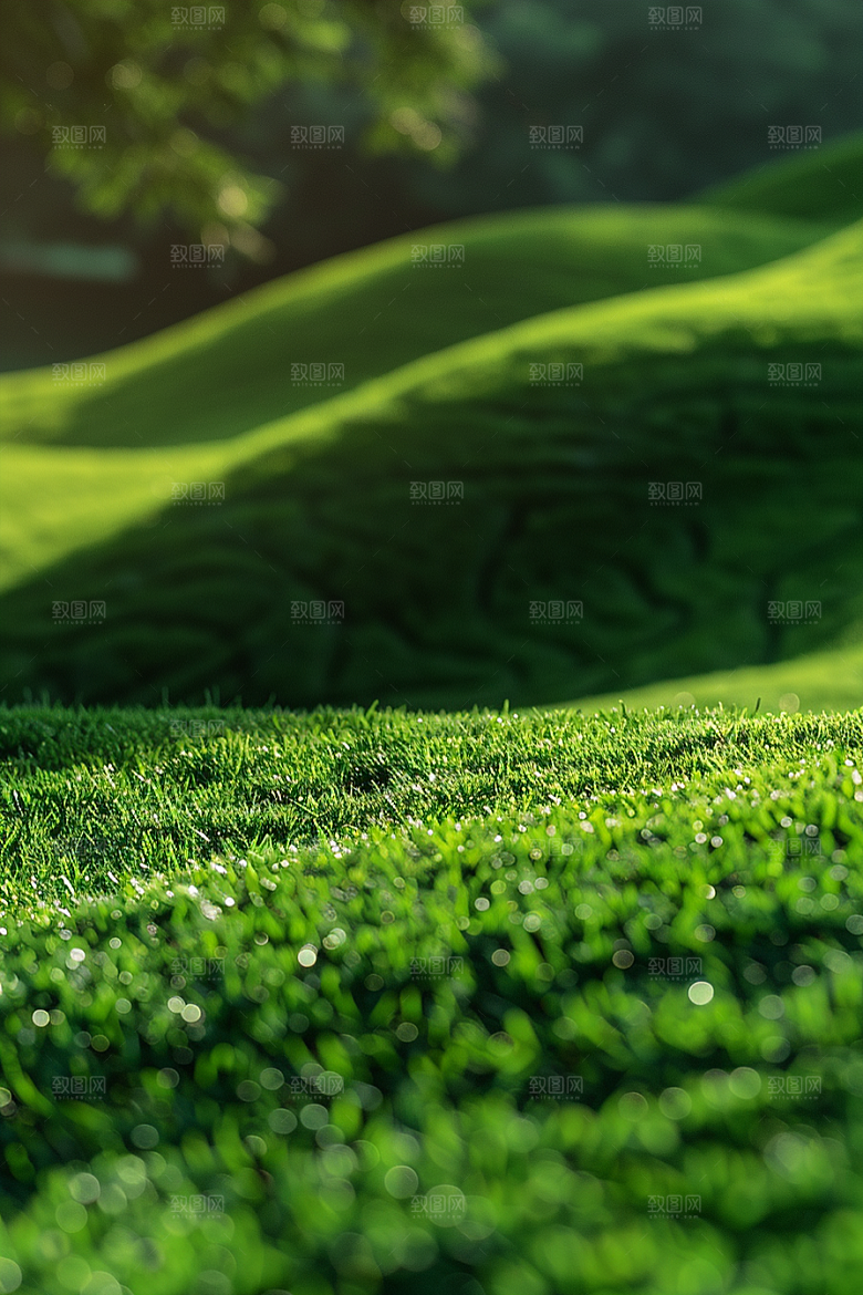 草地风景草场摄影图