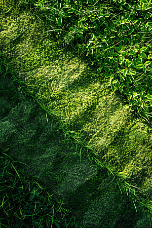 草地七月绿色摄影图