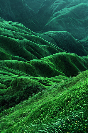 草地原野草场摄影图