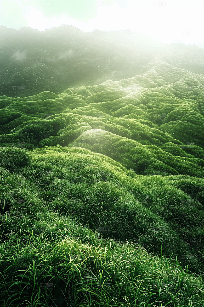 草地风景高清摄影图