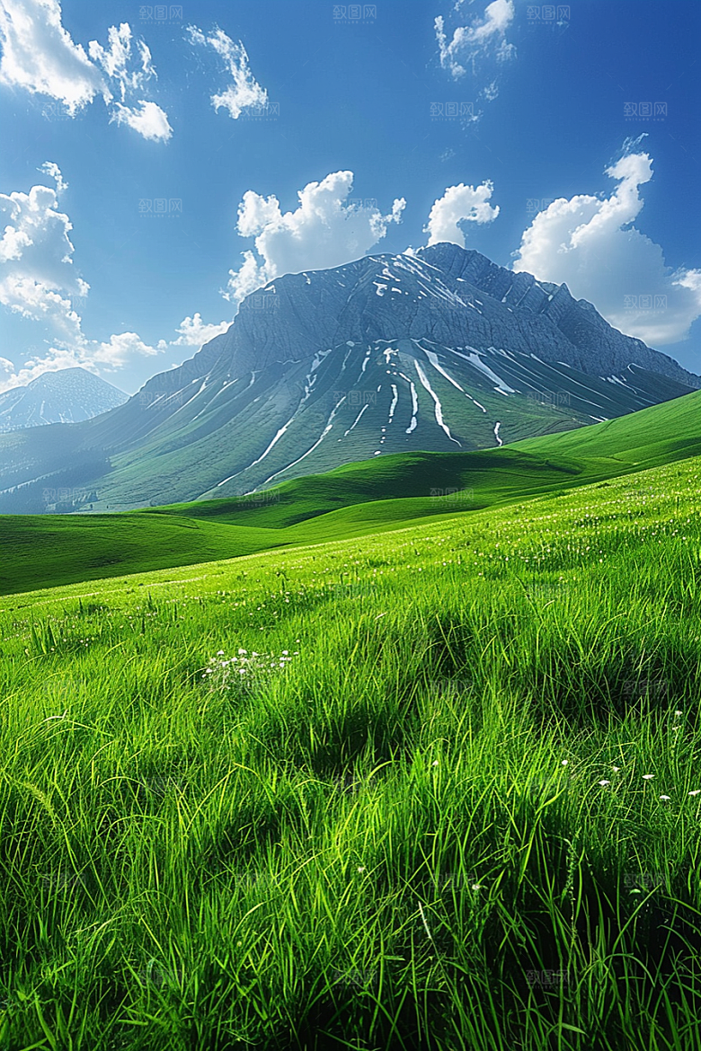 草地草场草原摄影图