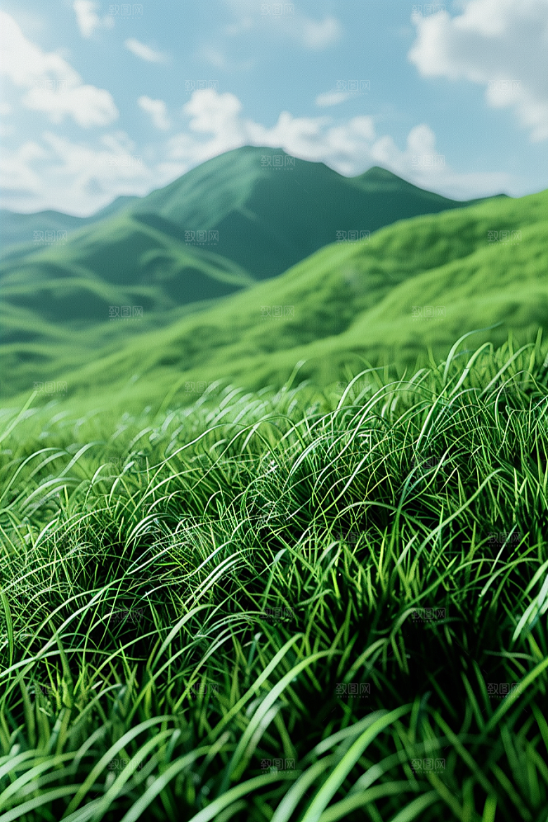 草地草原风景摄影图