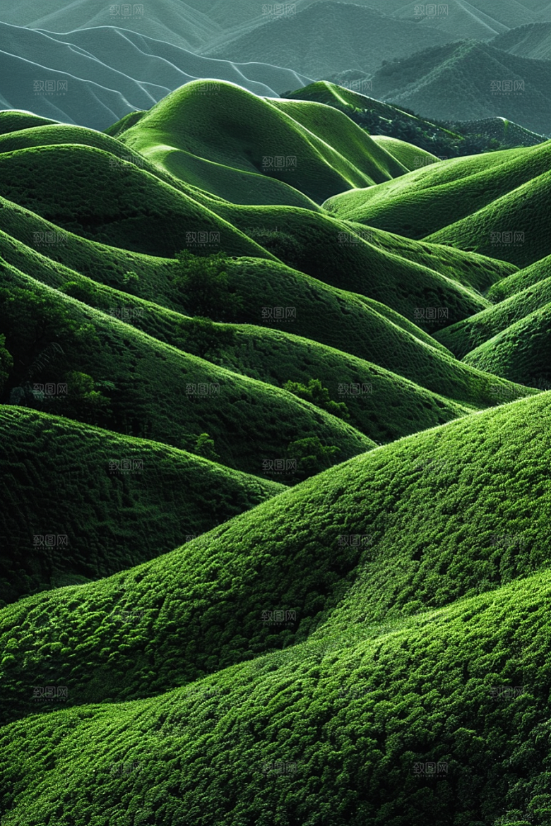 草地风景原野摄影图