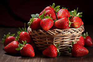 草莓春季上新美食摄影图