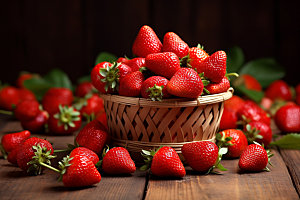 草莓春季上新美味摄影图