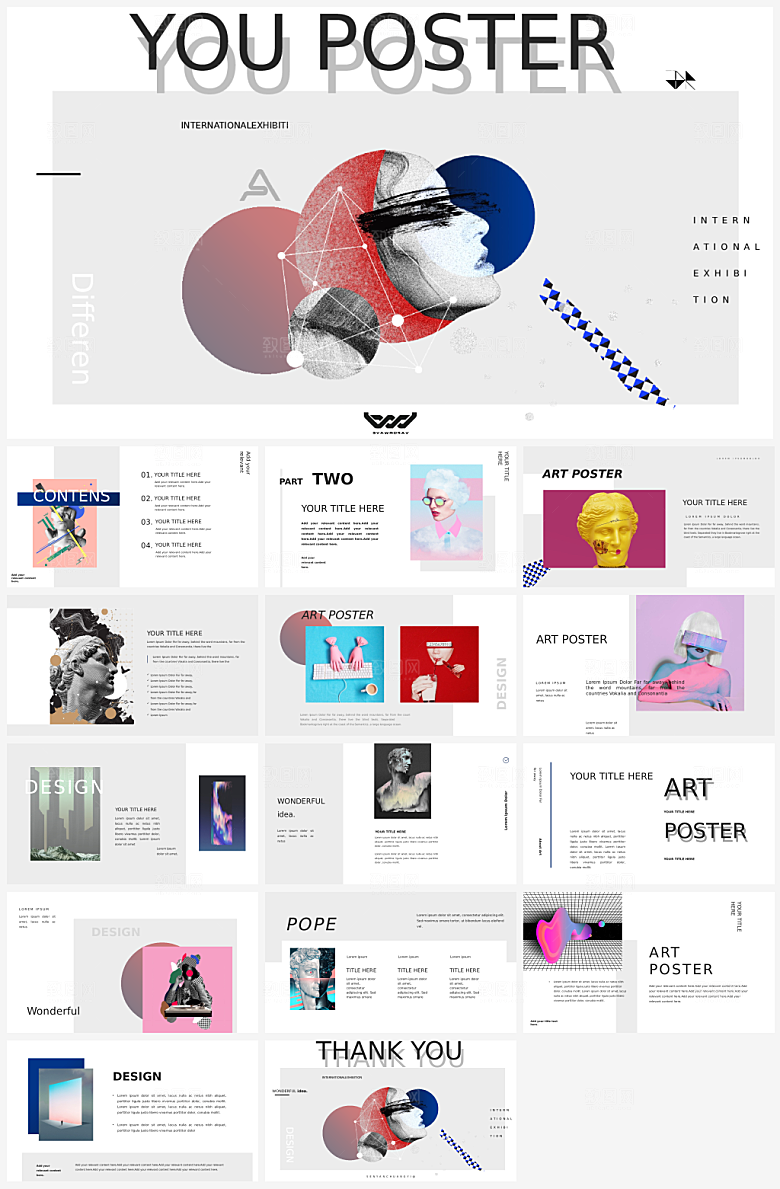 艺术主题创意通用PPT