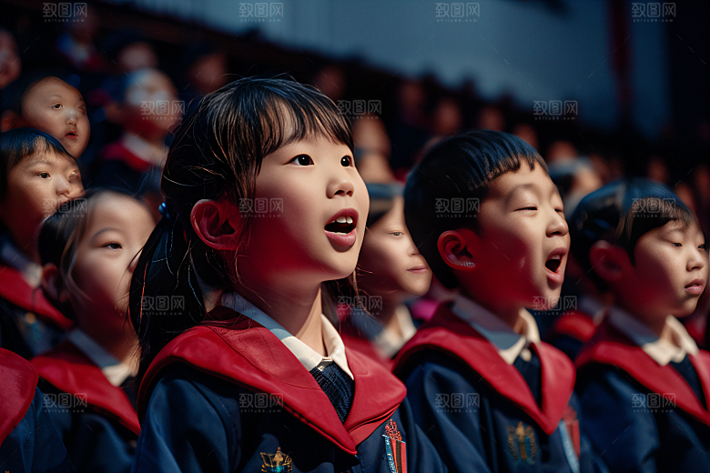 声乐课教学艺术培训摄影图