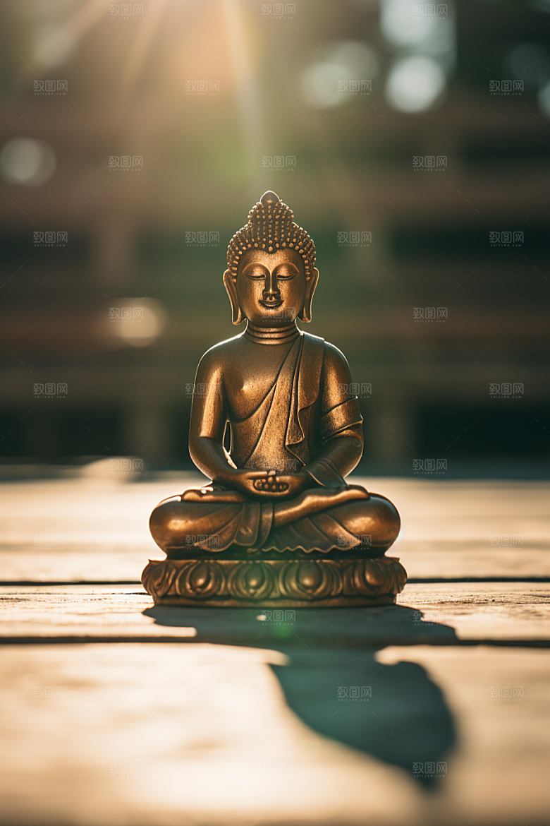 禅意佛像宗教高清素材