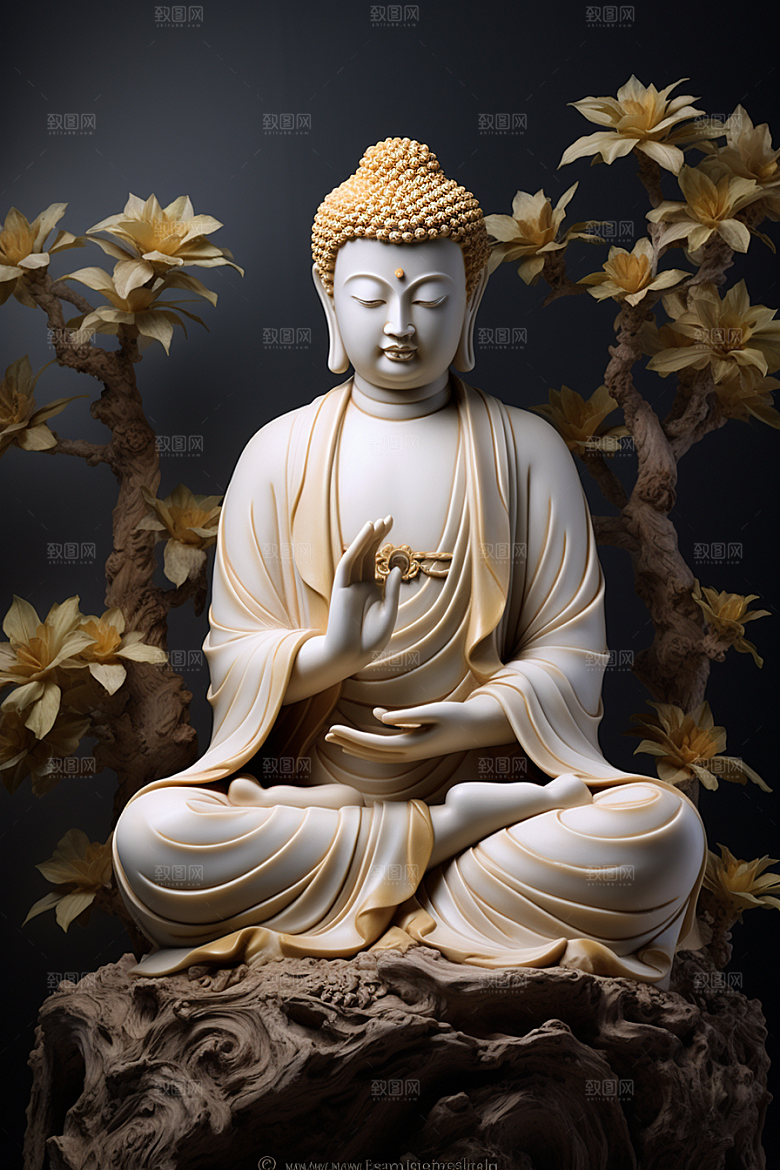 禅意佛像高清佛教素材