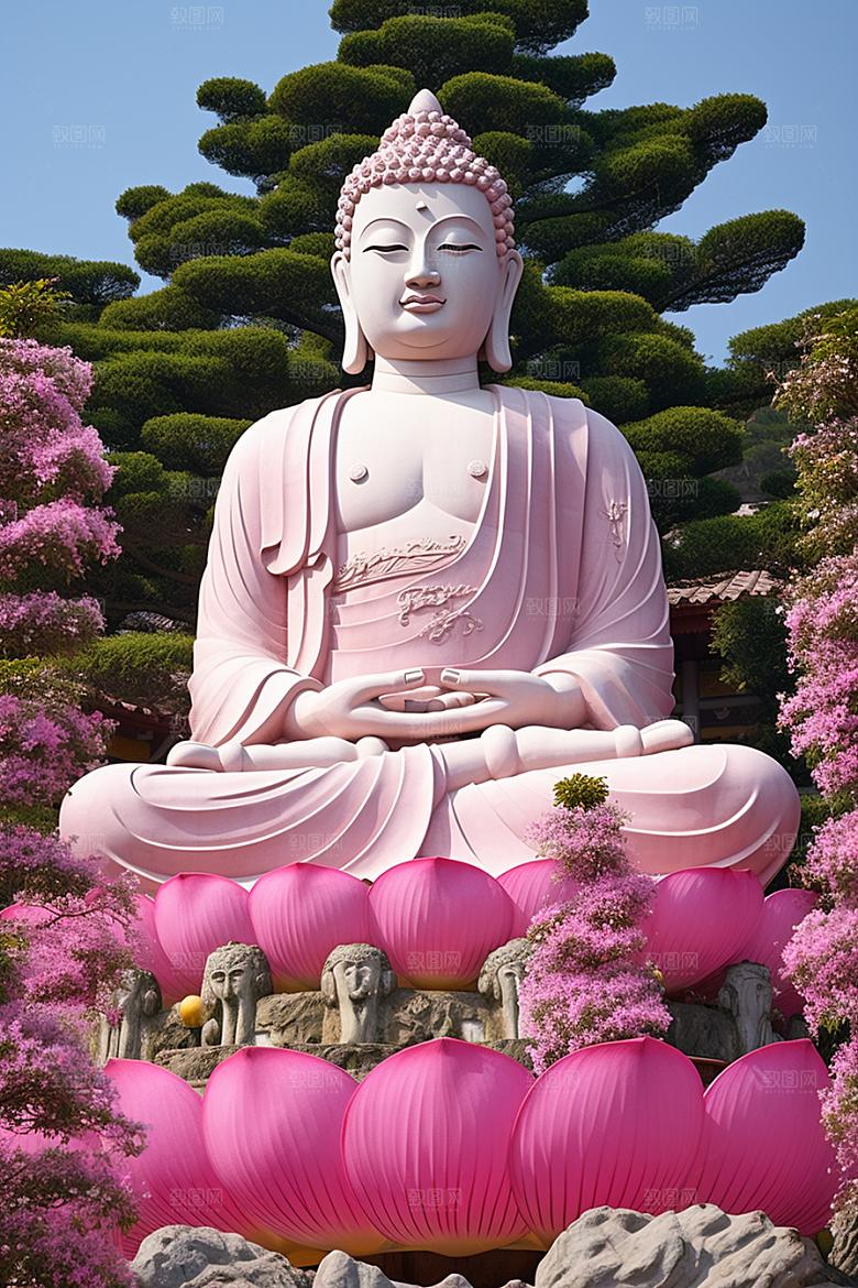 禅意佛像宗教高清素材