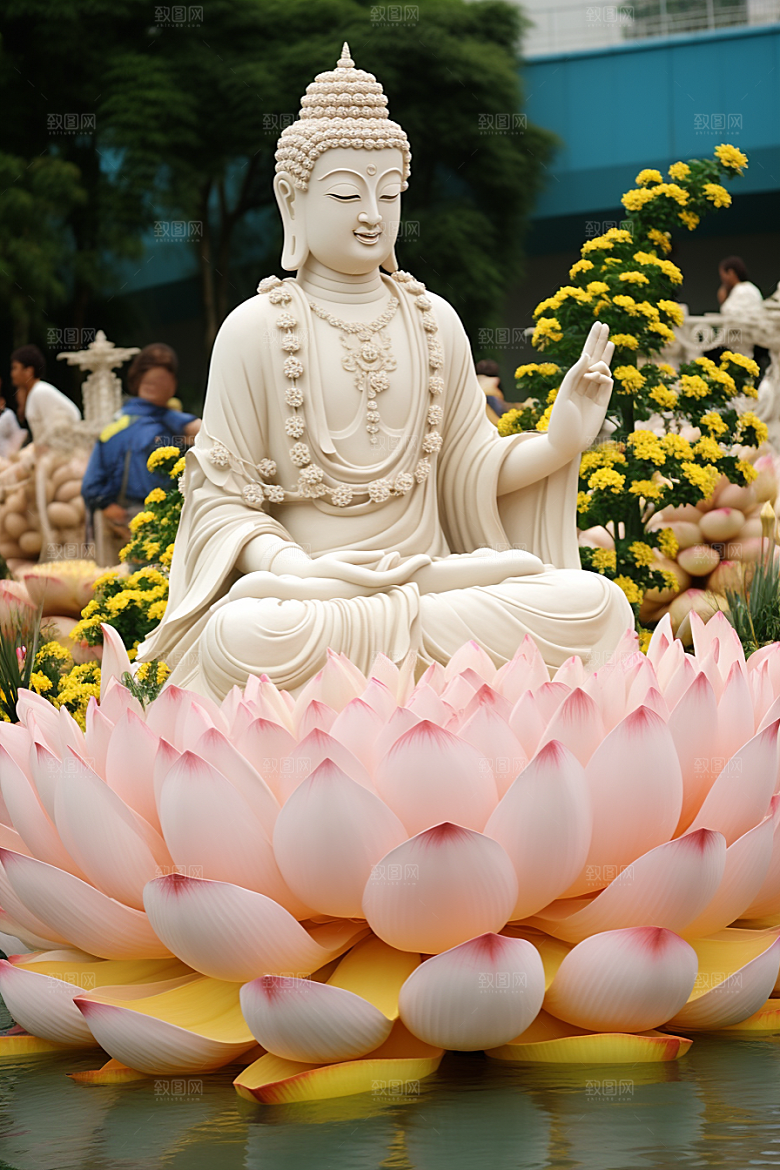 禅意佛像宗教高清素材