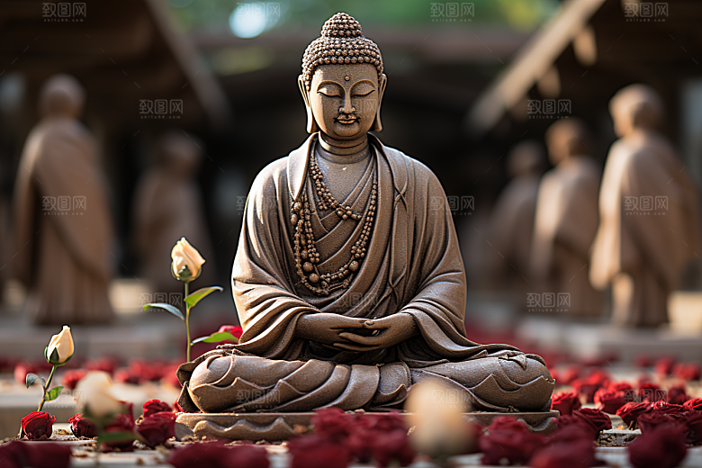 禅意佛像高清佛教素材