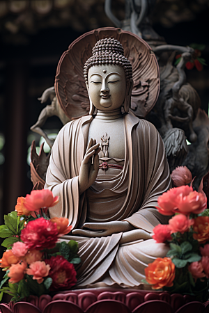 禅意佛像高清佛教素材