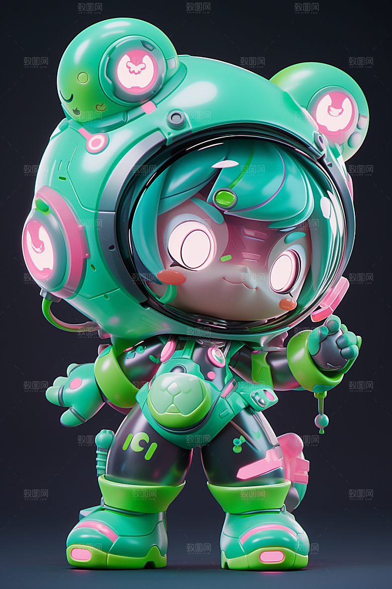 潮流玩偶3D高清模型