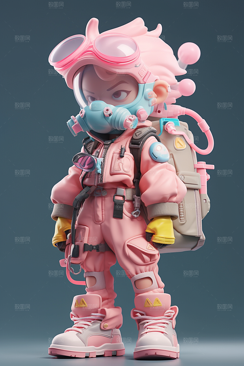 潮流玩偶卡通手办模型