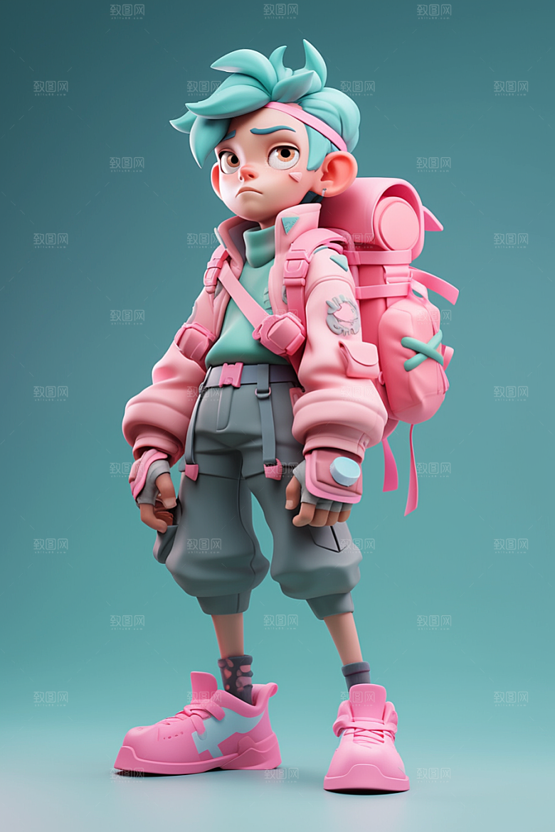 潮流玩偶手办立体模型