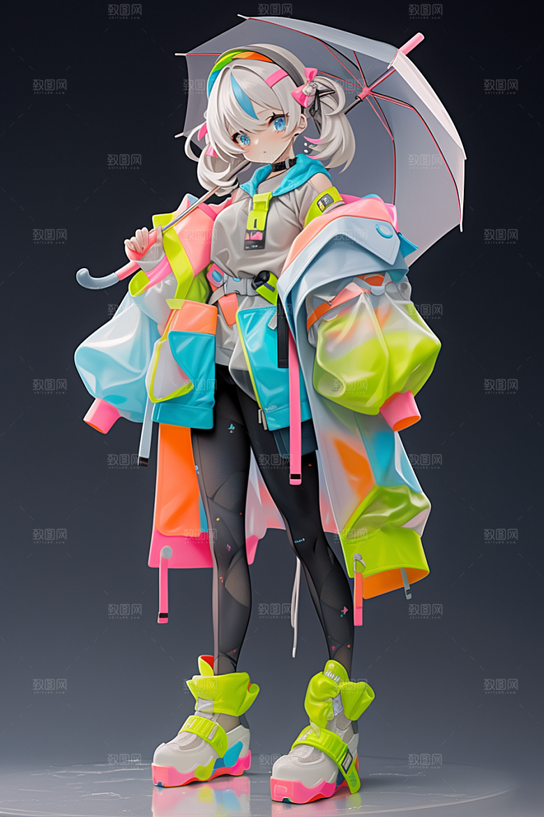 潮流玩偶时尚立体模型