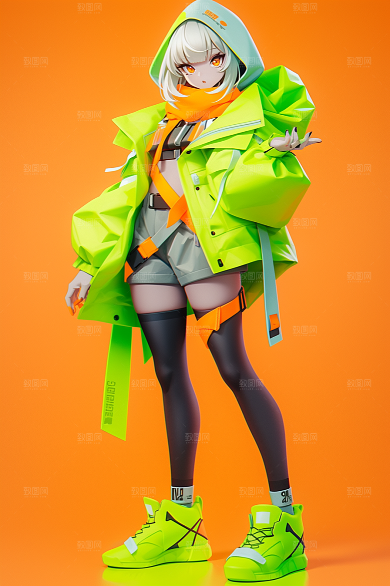潮流玩偶卡通手办模型