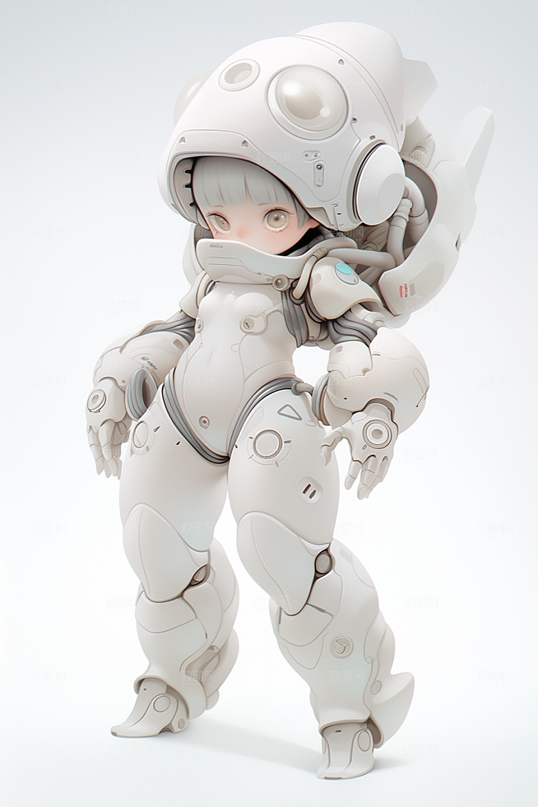 潮流玩偶卡通3D模型
