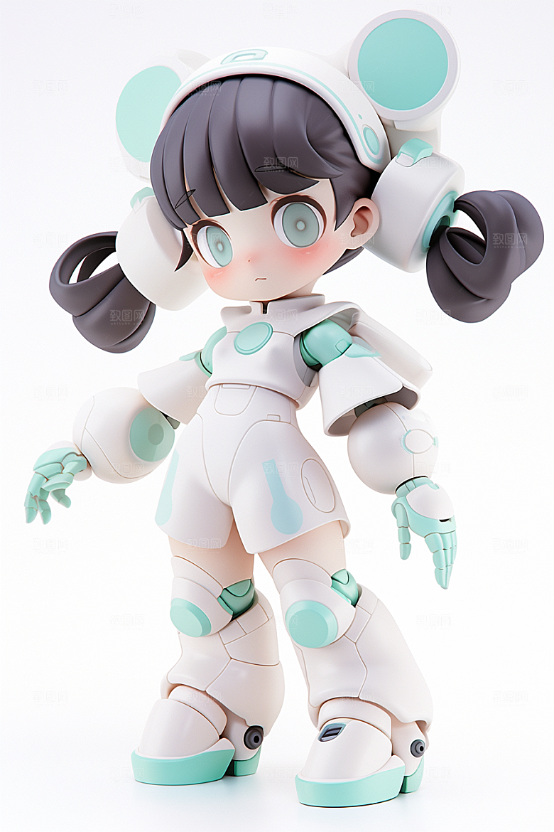 潮流玩偶3D可爱模型