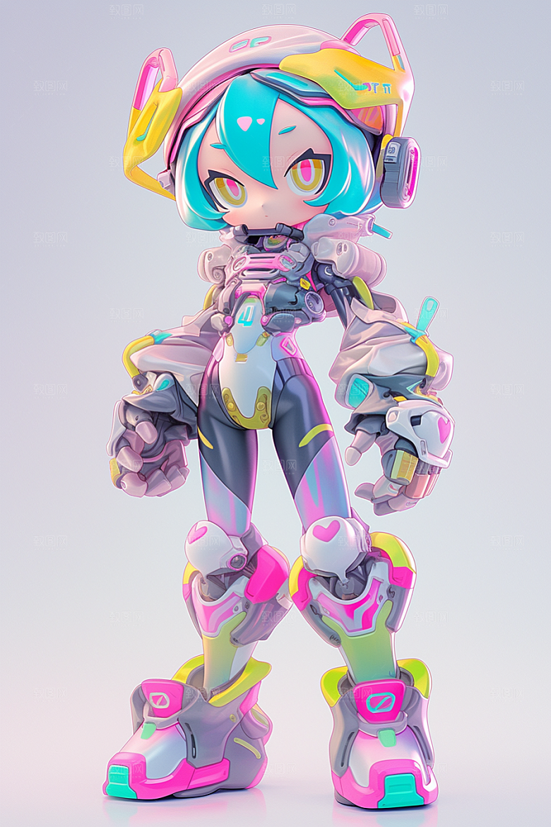 潮流玩偶3D可爱模型