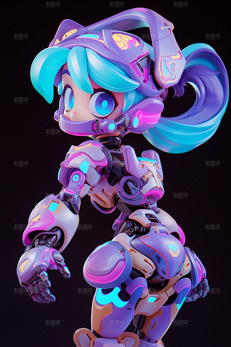 潮流玩偶高清3D模型