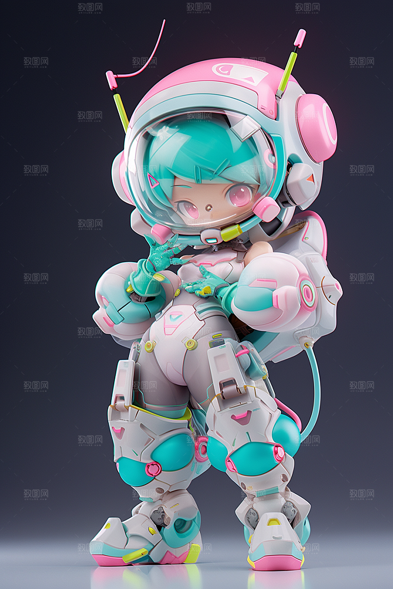 潮流玩偶时尚3D模型