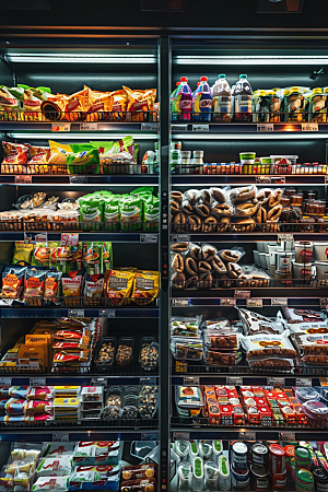 超市货架货物商超摄影图