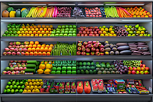 超市货架日常商超摄影图