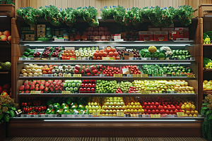 超市货架生活商品摄影图