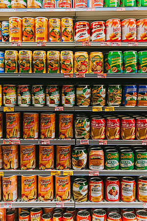 超市货架商超商品摄影图
