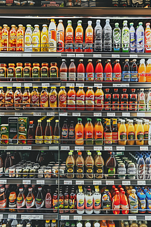 超市货架生活商超摄影图