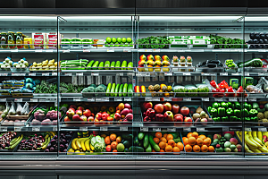 超市货架高清商超摄影图