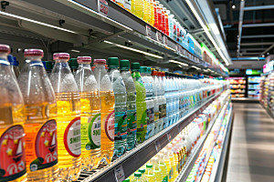 超市货架商超商品摄影图