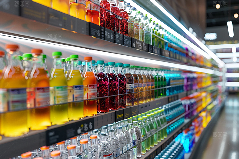 超市货架日常便利店摄影图