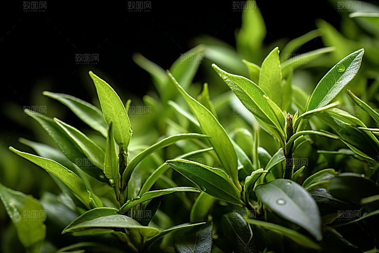茶叶高清茶山摄影图